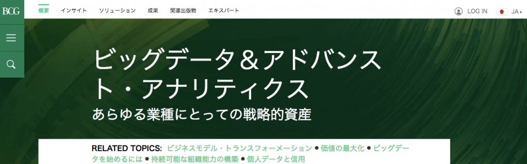 ボストンコンサルティンググループ(BCG)　事業内容